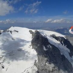 Verortung via Georeferenzierung der Kamera: Aufgenommen in der Nähe von Glarus, Schweiz in 3700 Meter